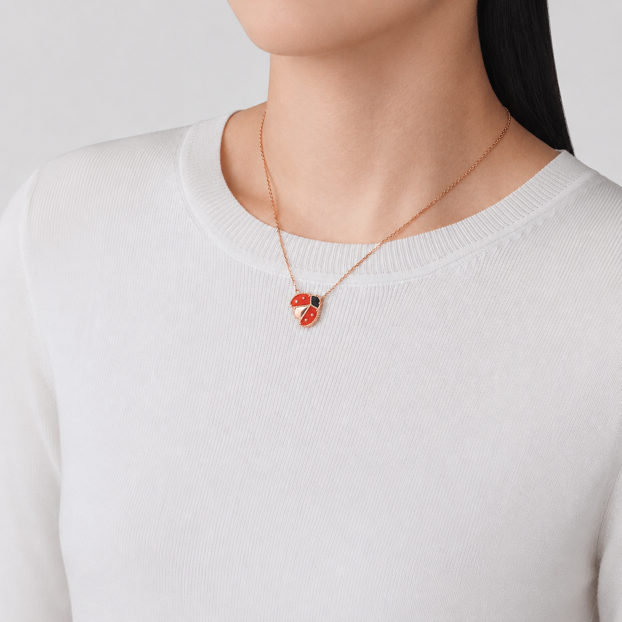 Van Cleef & Arpels Lucky Spring Ladybug Necklace
