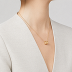 Van Cleef & Arpels Perlée collection clover motif pendant