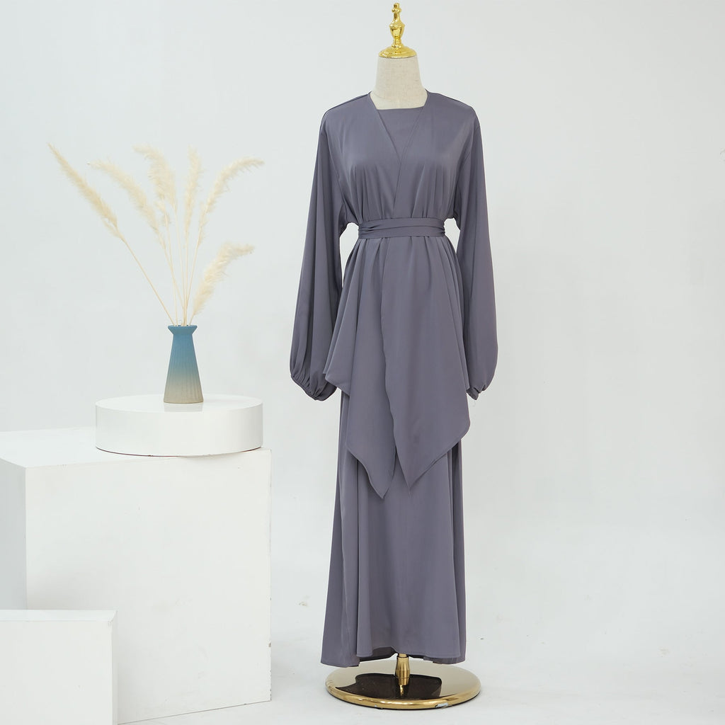 2024Loriya Amazon Ebay Aliexpress Turkish Elegant Solid Color Two-Piece Suit Lr815