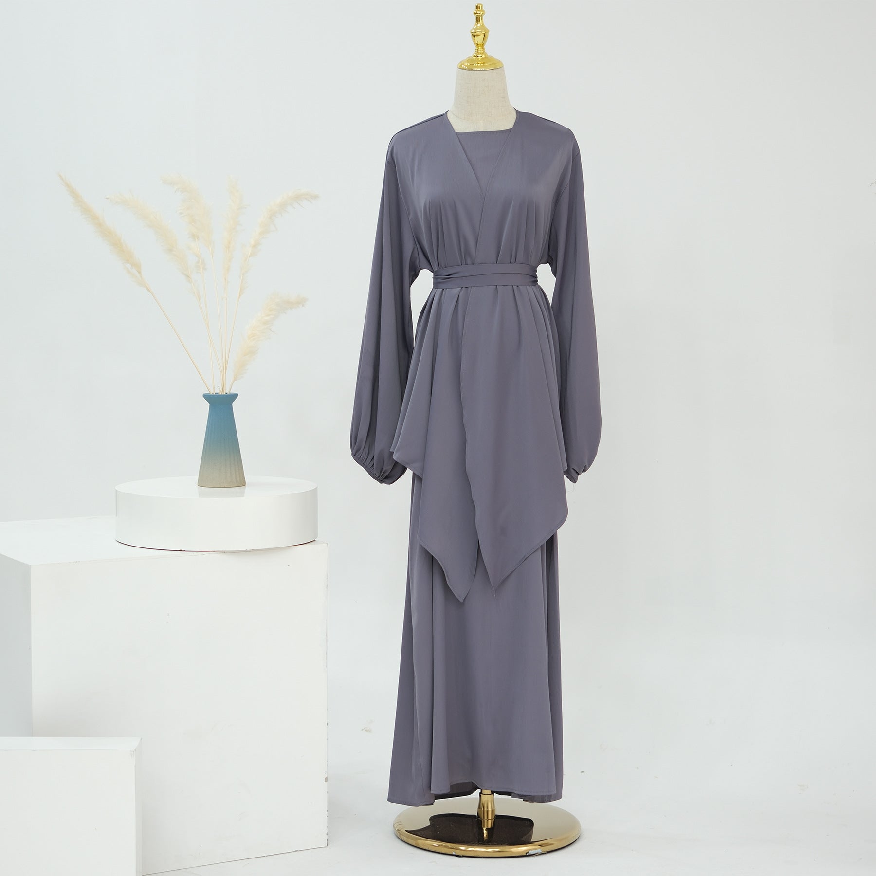 2024Loriya Amazon Ebay Aliexpress Turkish Elegant Solid Color Two-Piece Suit Lr815