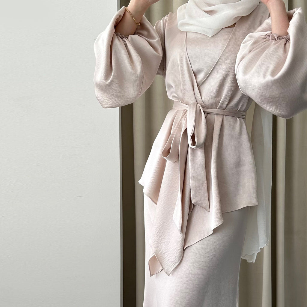 2024Loriya Amazon Ebay Aliexpress Turkish Elegant Solid Color Two-Piece Suit Lr815