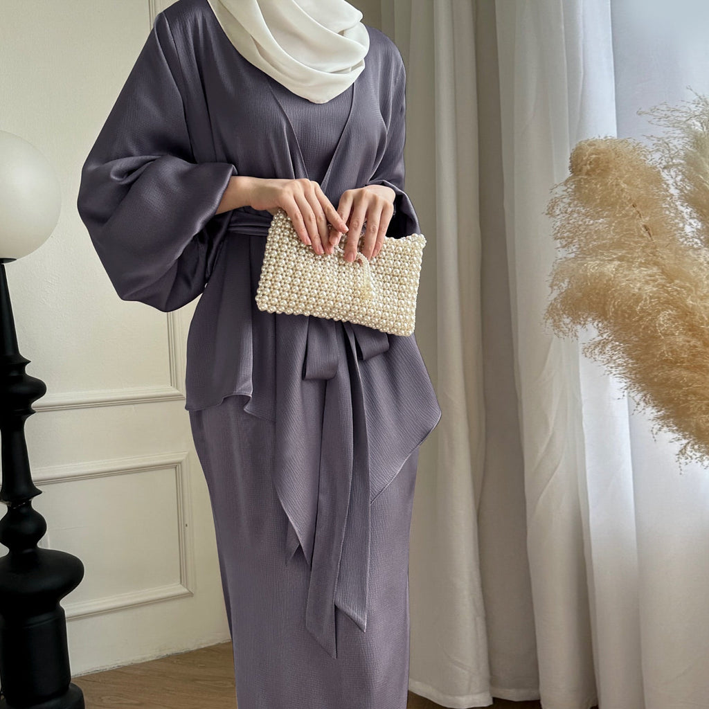 2024Loriya Amazon Ebay Aliexpress Turkish Elegant Solid Color Two-Piece Suit Lr815