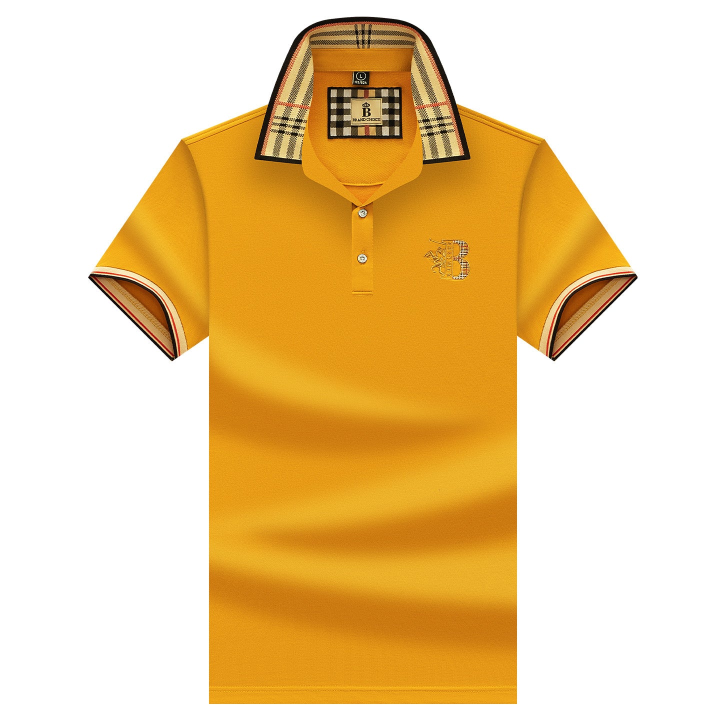 Alihu Men'S Summer New Style Paul Brand Loose Embroidered Short-Sleeved T-Shirt Men'S T Business Lapel Men'S Polo Shirt