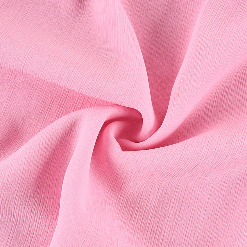 2026 New Style Elegant Chiffon Long Skirt, Design, Temperament, Fashionable Drape Long Skirt, Cross-Border Commuting Skirt