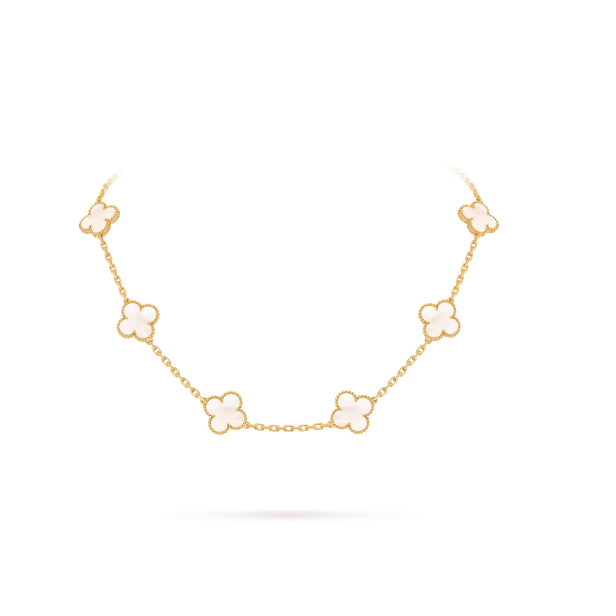 Van Cleef & Arpels Alhambra long necklace, 10 motifs
